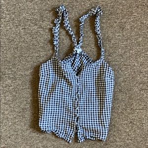 Madewell gingham tank